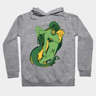 Forrest Green Pisces Beauty Hoodie